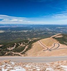 Pikes Peak Highway, Colorado, USA