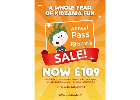 Save £50 on a coveted Annual Pass at KidZania